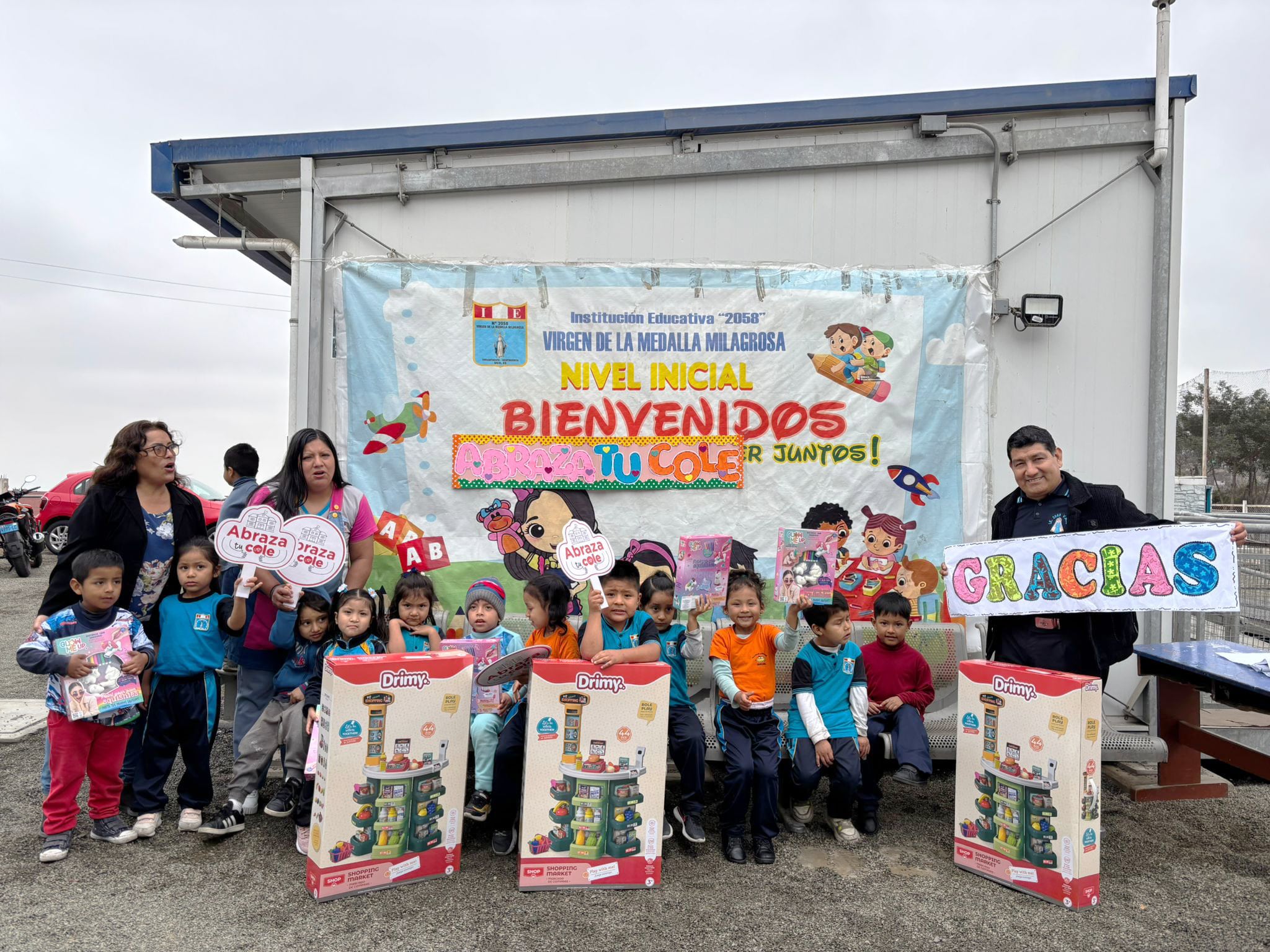 Campaña “Abraza tu Cole” logra inversión de 2 millones de soles