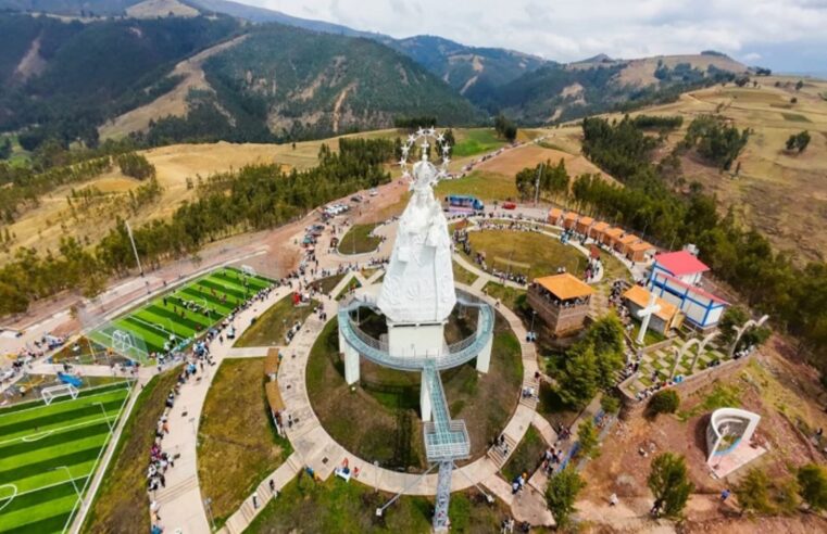 Inauguran imponente Mirador Turístico Virgen de Cocharcas en Sapallanga