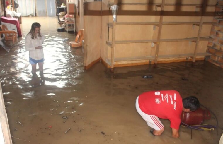 Tarapoto soportó torrencial lluvia Inundó calles y zonas comerciales