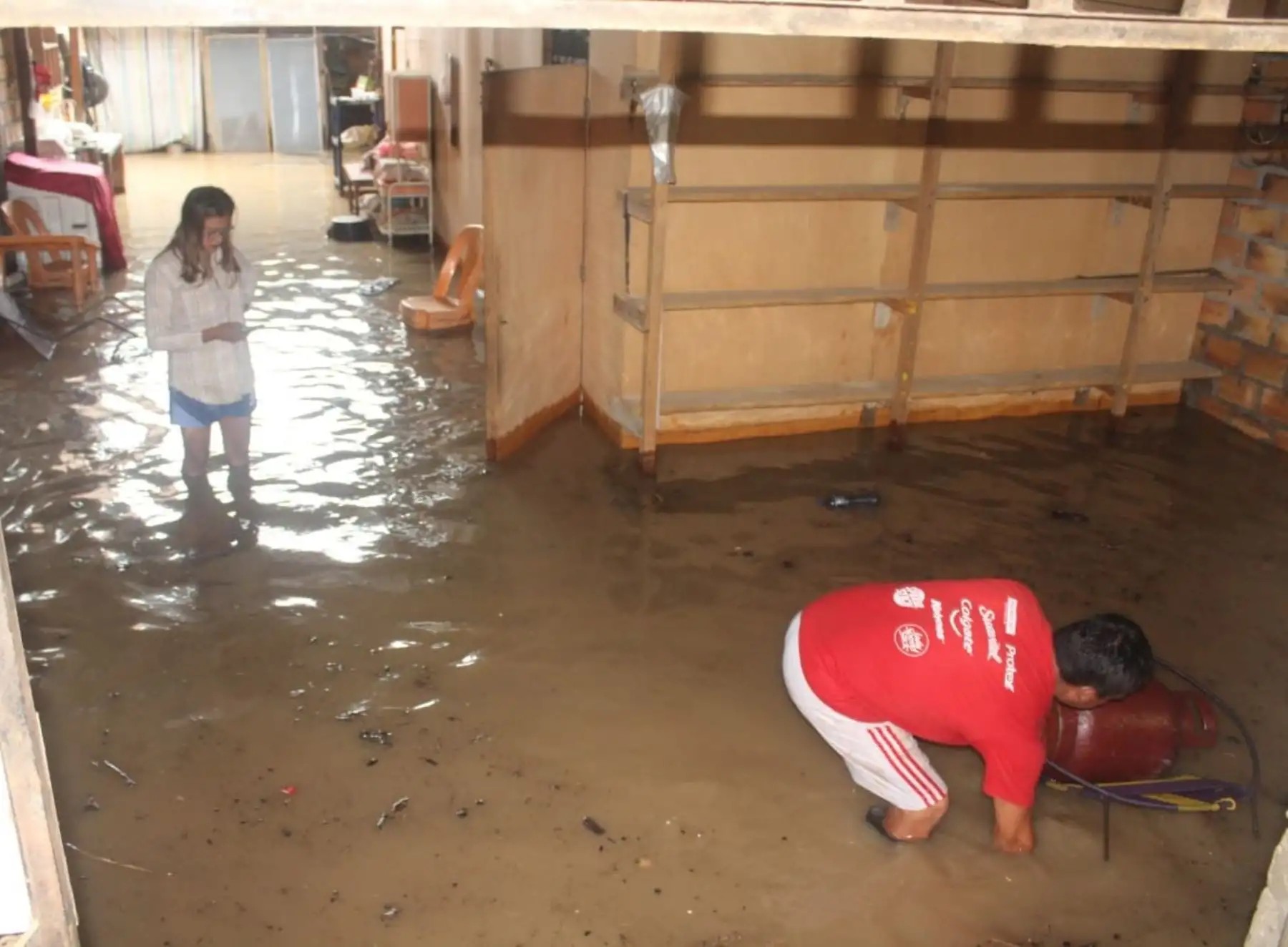 Tarapoto soportó torrencial lluvia Inundó calles y zonas comerciales