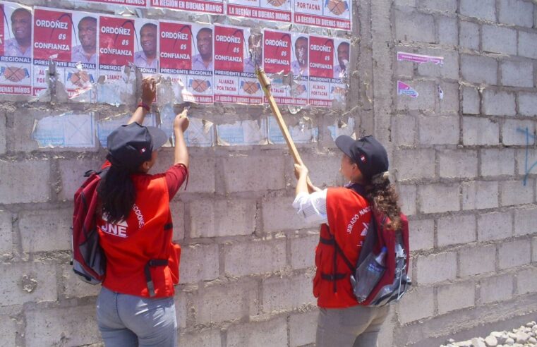 Pintar paredes de propagan política sin autorización llevará a una multa