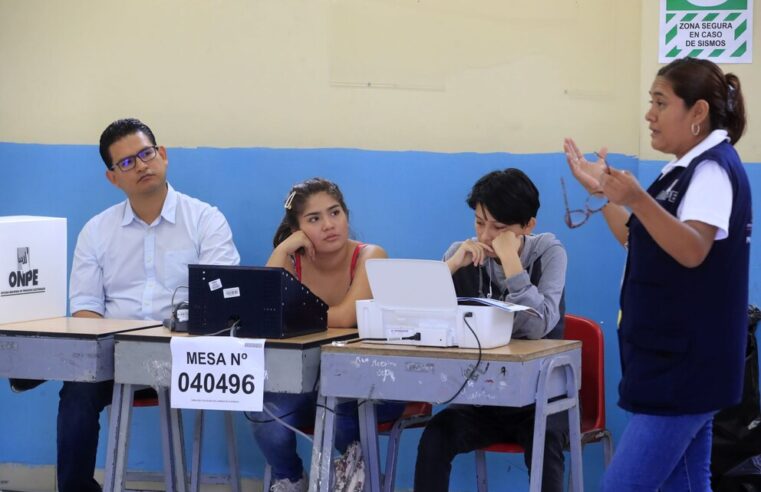 Compensación económica de 160 soles para miembros de mesa