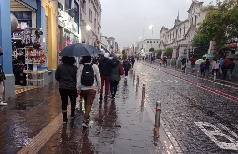 Lluvias de ligeras a intensas se esperan en Arequipa en enero