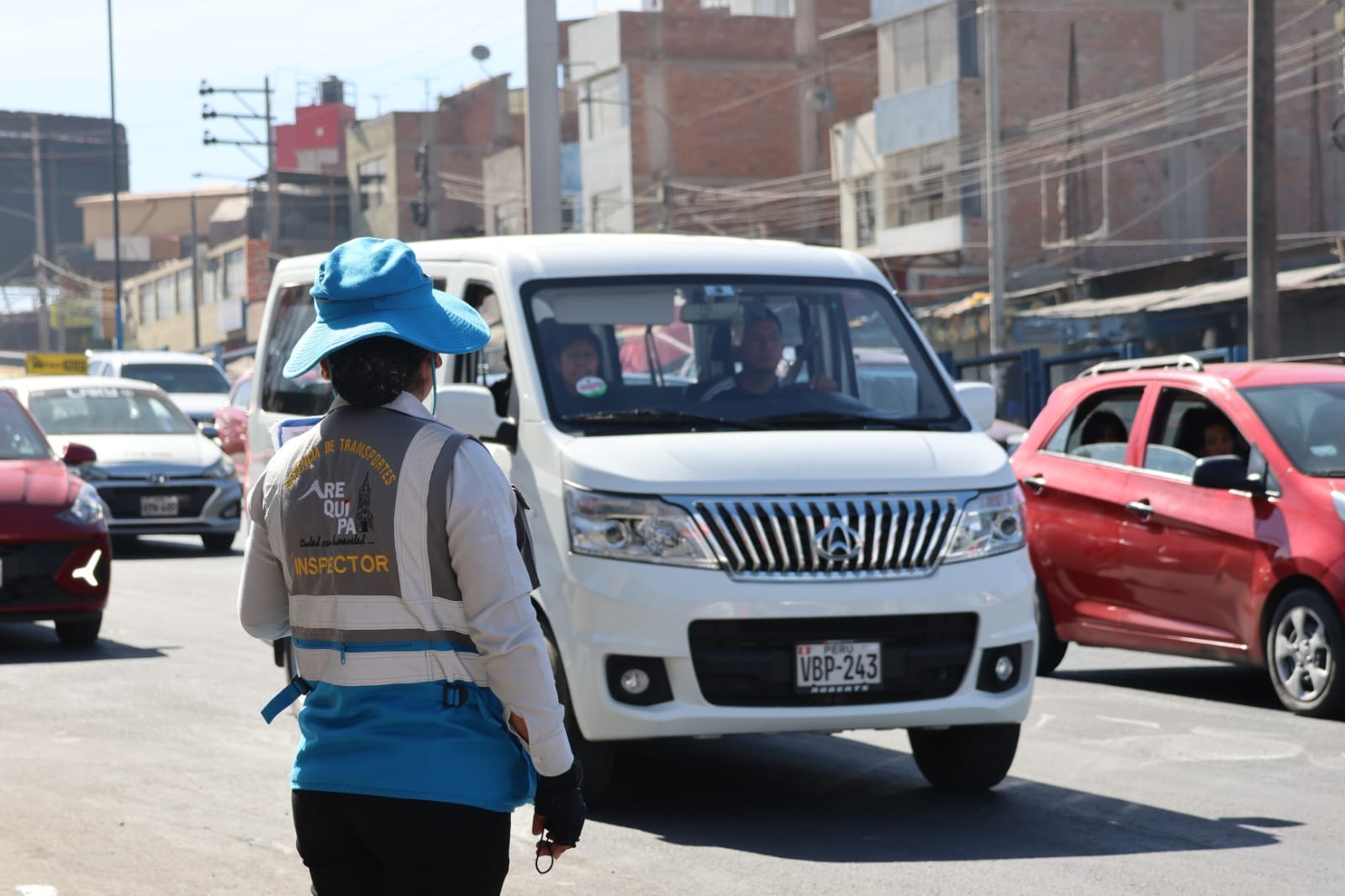 Los inspectores son autoridad en las vías de Arequipa