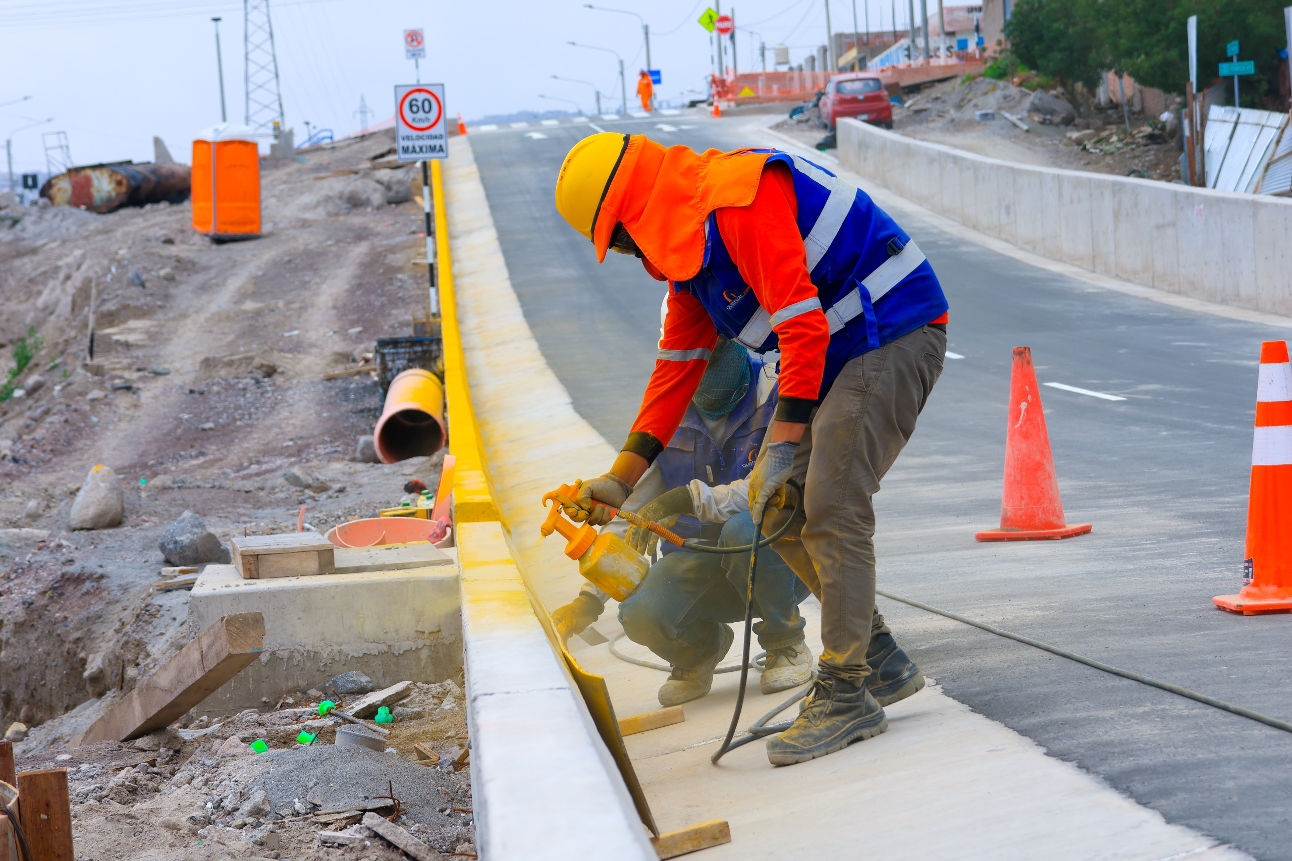 Habilitan tránsito en el tramo 3 de la vía Cuatro Carriles en Yura