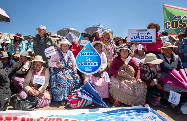 Adjudican Etapa III del megaproyecto de agua potable y alcantarillado de Juliaca