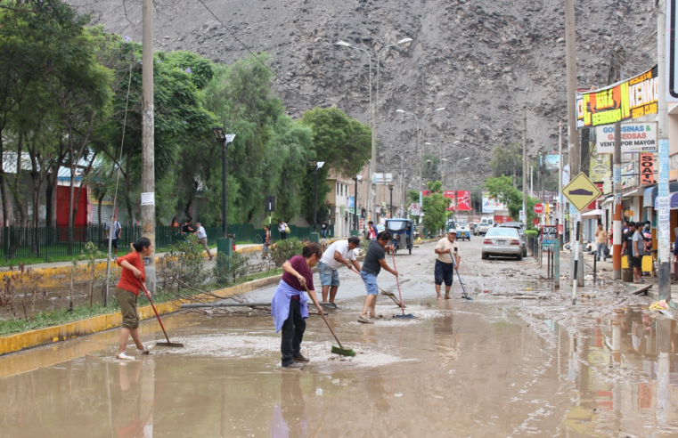Son 480 distritos de la sierra en riesgo por huaicos provocados por lluvias