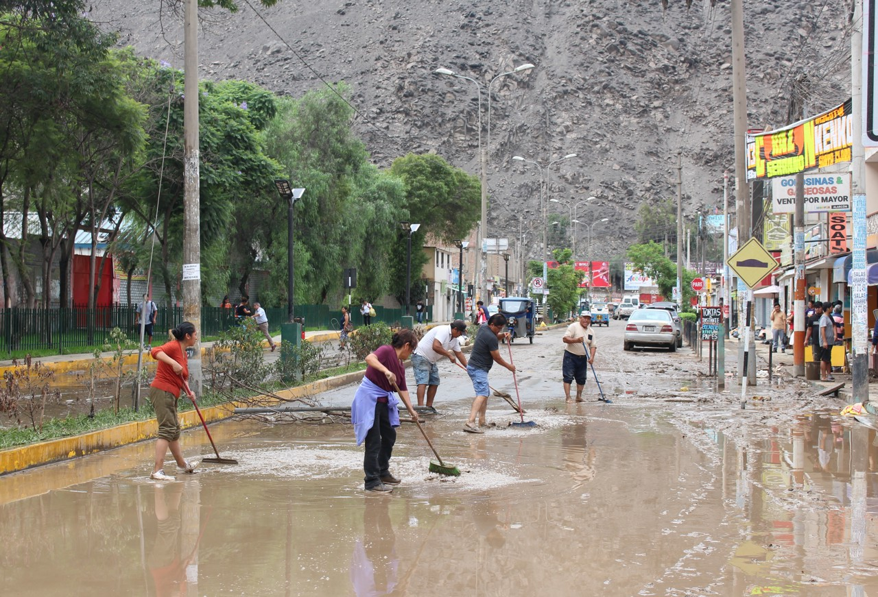 Son 480 distritos de la sierra en riesgo por huaicos provocados por lluvias