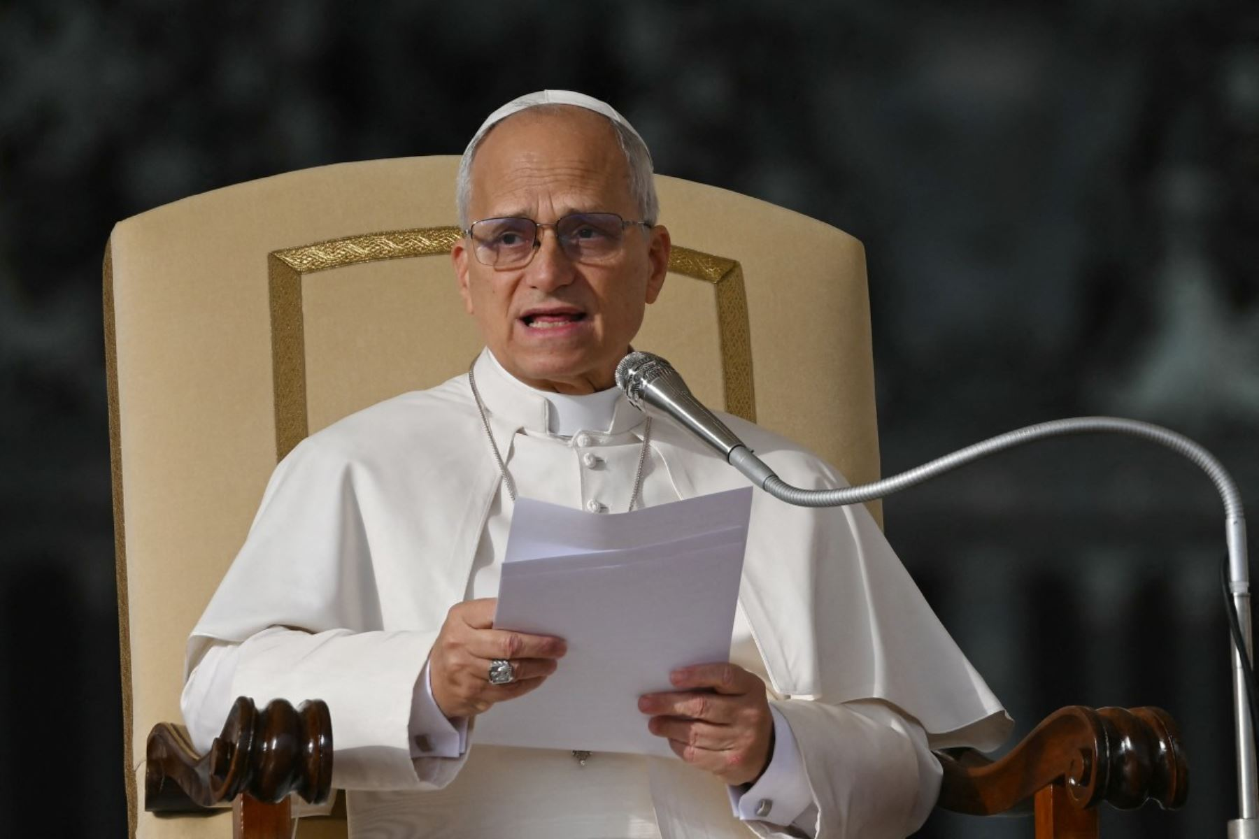 León XIV pidió a  cardenales escuchen a víctimas de abusos