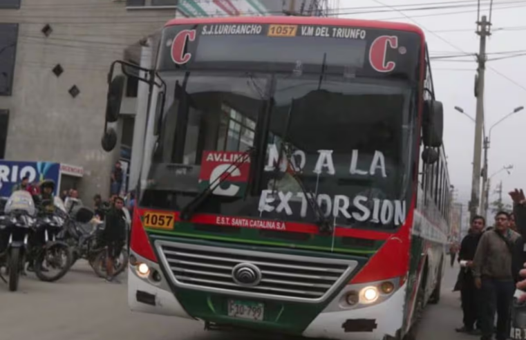 Gobierno dicta medidas extraordinarias contra extorsión en transporte público