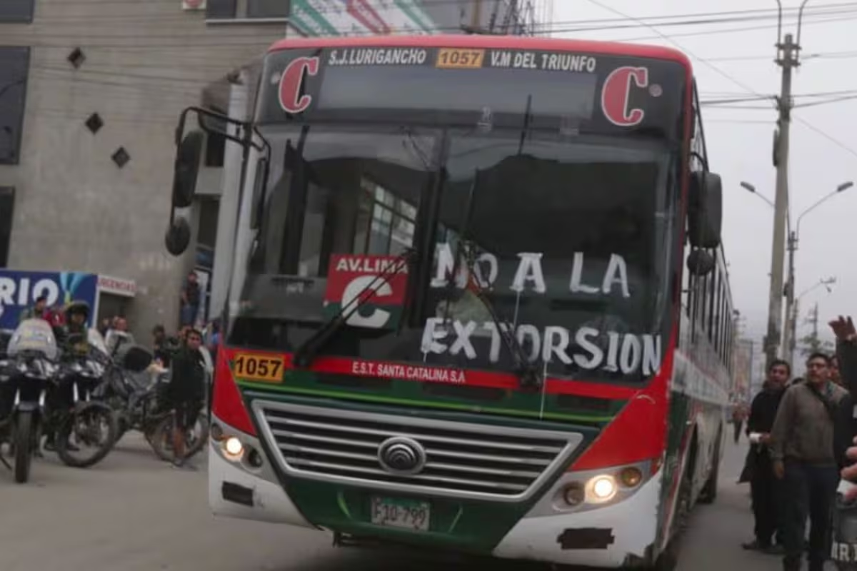 Gobierno dicta medidas extraordinarias contra extorsión en transporte público