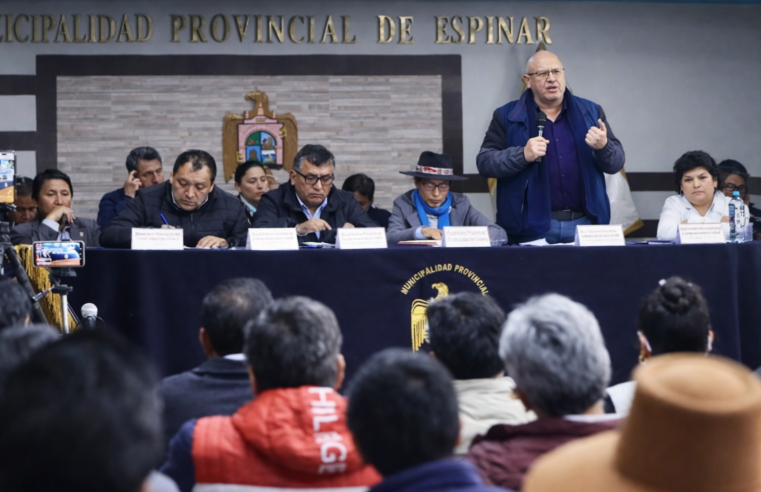 Ejecutivo impulsa agenda de Desarrollo para Espinar con mesa de trabajo