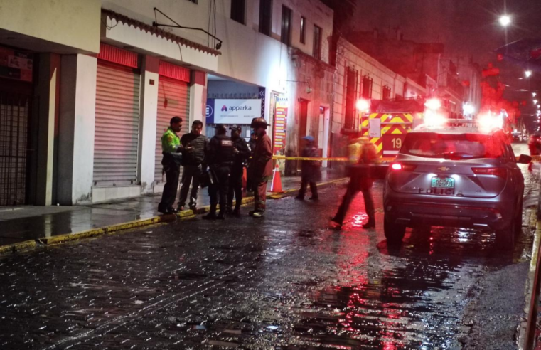 Policía investiga presunta extorsión tras explosión en el Cercado