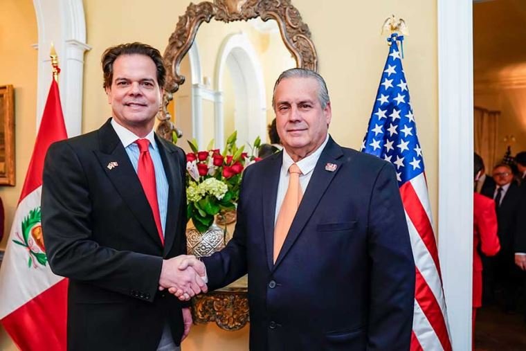 Estados Unidos refuerza su alianza con el Perú con llegada del embajador Navarro