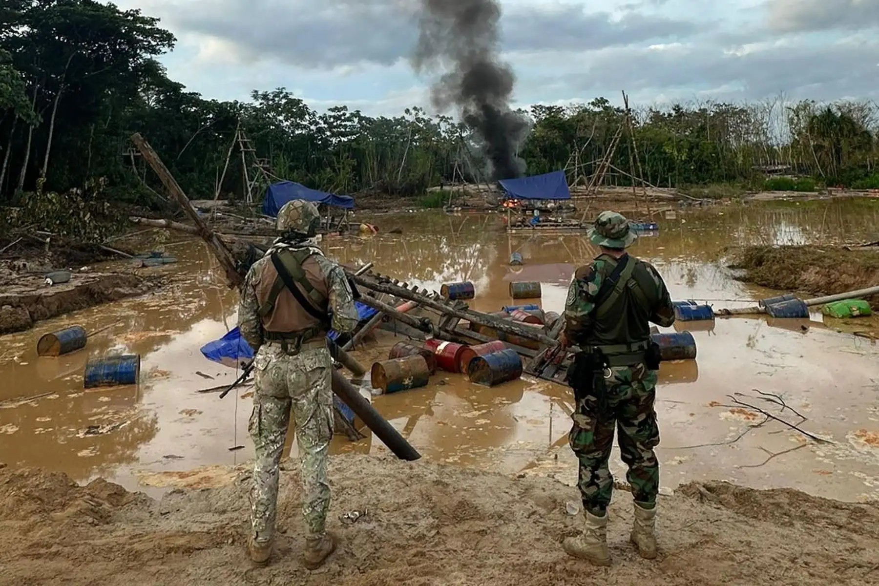 Recuperan áreas de Reserva en Tambopata ocupadas por minería ilegal