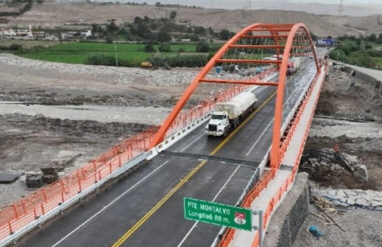 MTC pone en operación el puente Montalvo y refuerza conectividad en el sur
