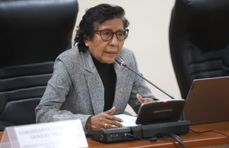 Falleció la congresista Vásquez, representante de Juntos por el Perú