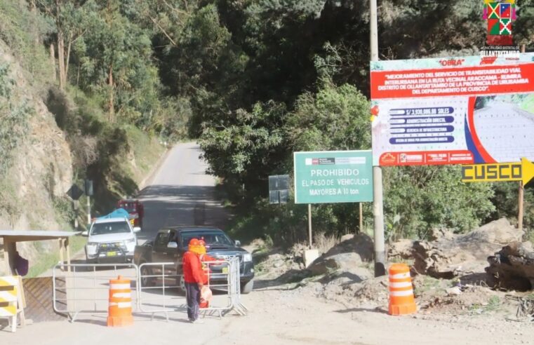 Desde el 1 de marzo camiones ya no podrán ingresar a Ollantaytambo