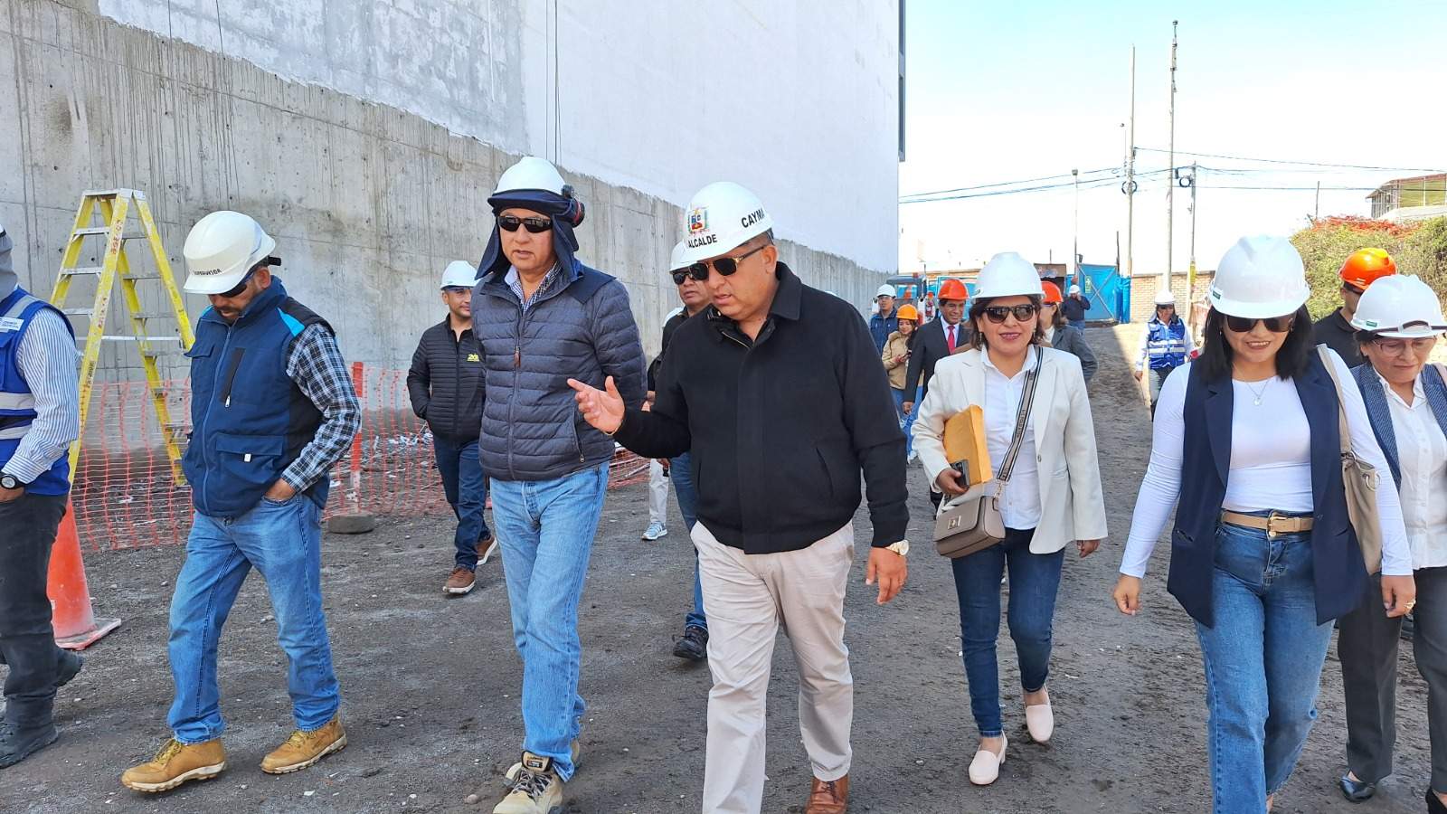 En su etapa final el nuevo Palacio Municipal de Cayma