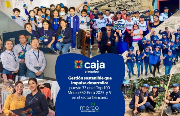 Caja Arequipa se posiciona en el Top 5 del sector bancario del Ranking MERCO