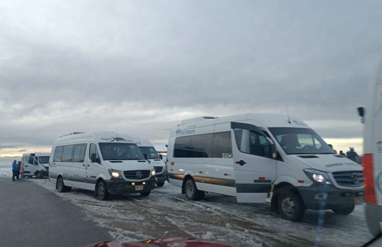 Municipalidad de Caylloma en alerta por nevadas en vía de acceso a Chivay