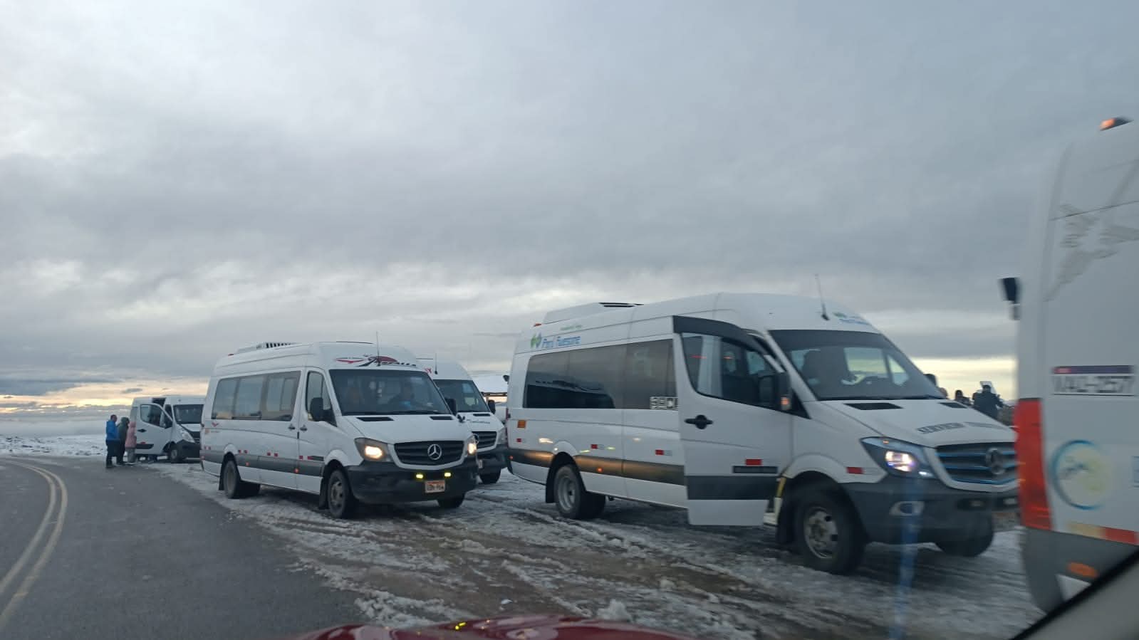 Municipalidad de Caylloma en alerta por nevadas en vía de acceso a Chivay