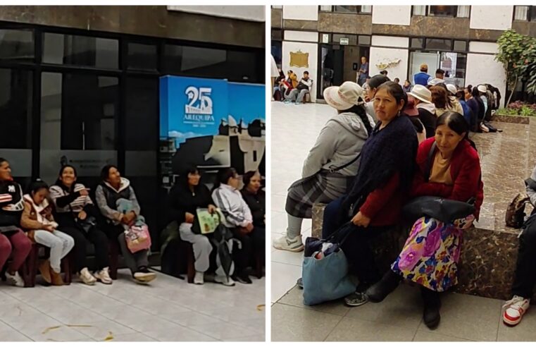 Largas colas por DNI electrónico gratuito en la municipalidad