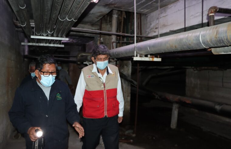 GERESA supervisa hospitales Honorio Delgado y Goyeneche ante intensas lluvias