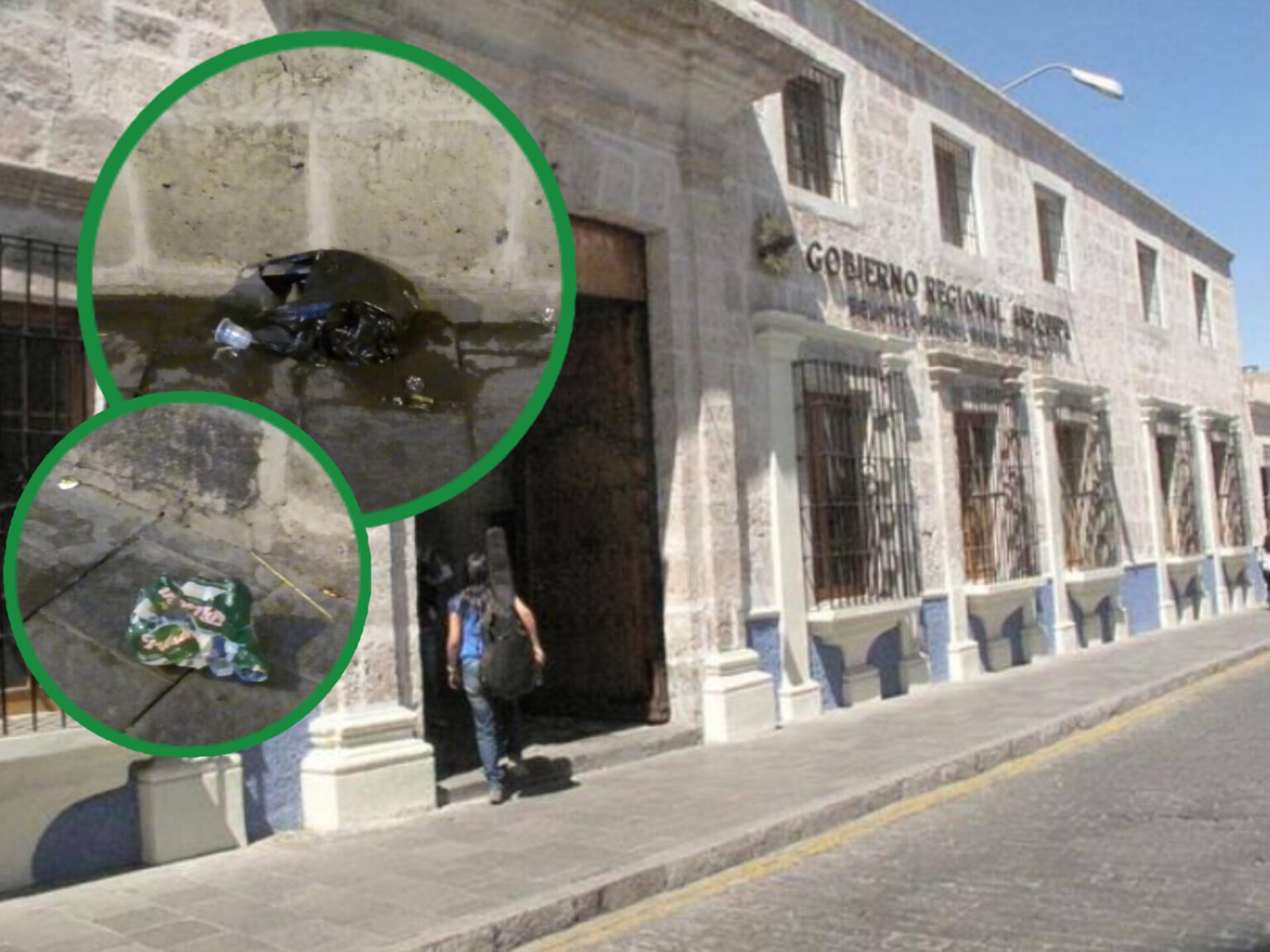 Jóvenes ebrios siguen ensuciando la biblioteca Mario Vargas Llosa