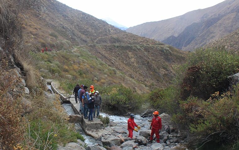 Inician elaboración de saldo de obras para canales Chachas y Nahuira