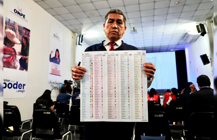 ONPE define ubicación de partidos políticos en cédula para las Elecciones Generales 2026