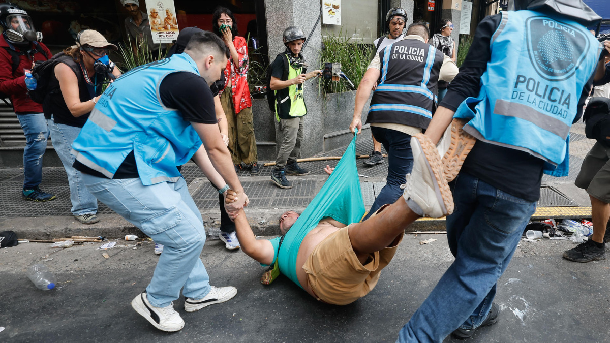 ARGENTINA PROTESTAS REFORMA.    