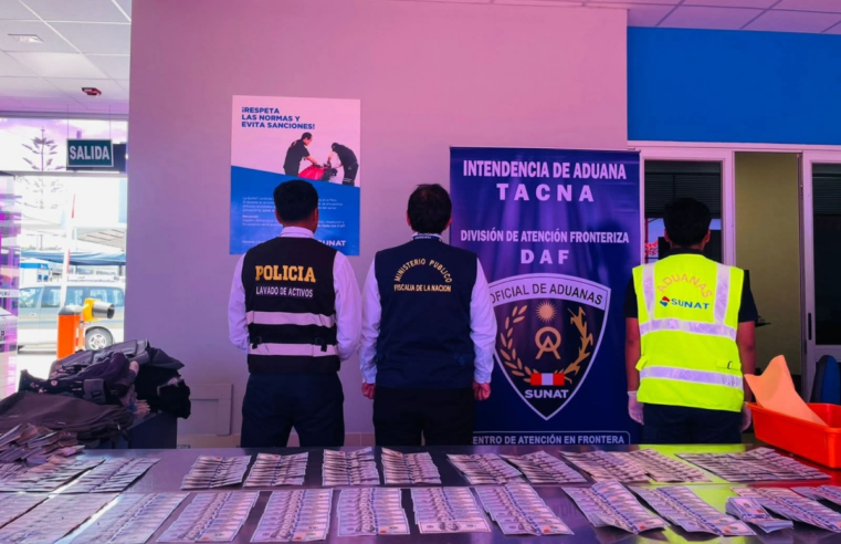 Sunat interviene a dos mujeres bolivianas con 363 mil dólares