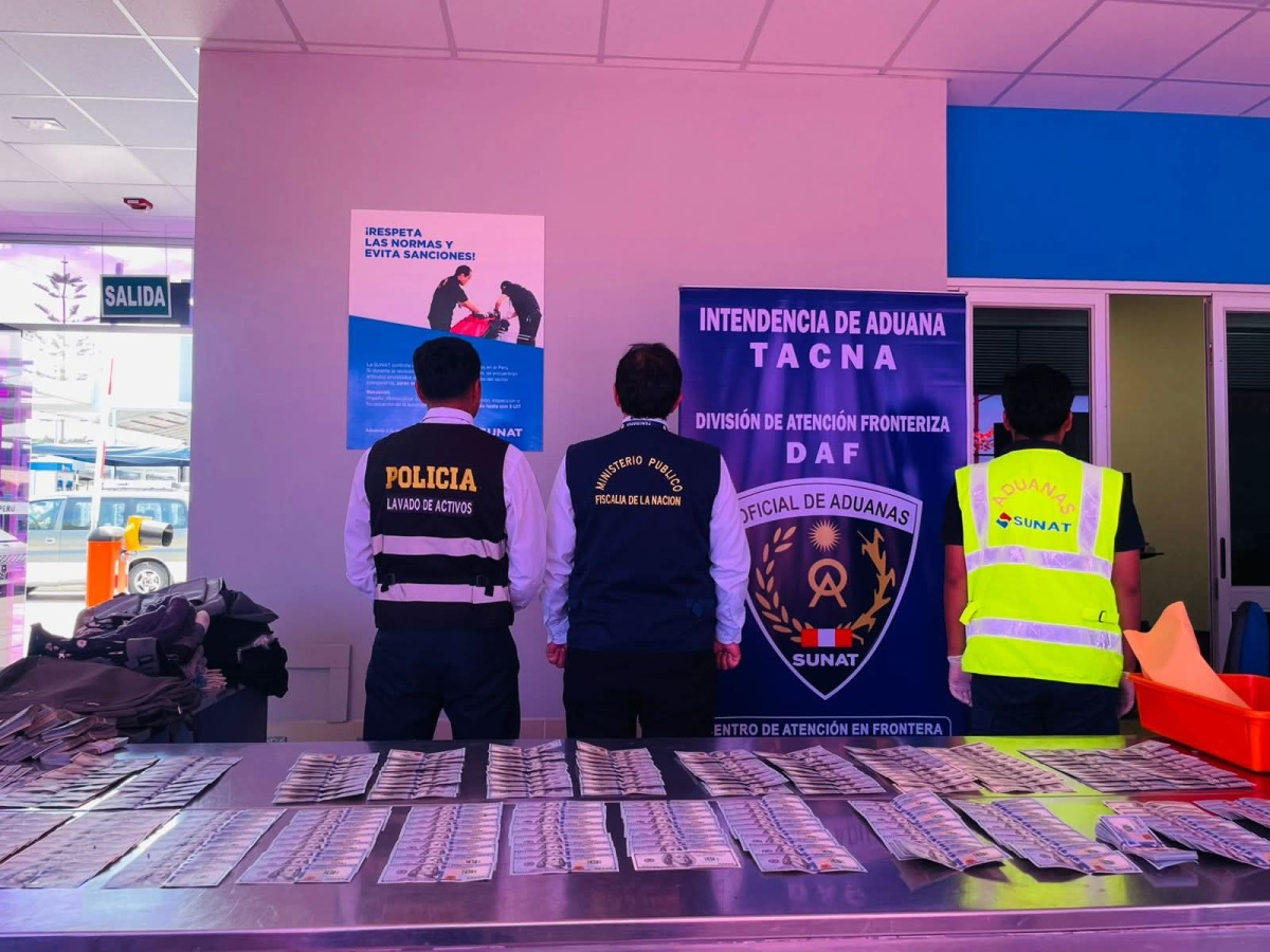 Sunat interviene a dos mujeres bolivianas con 363 mil dólares