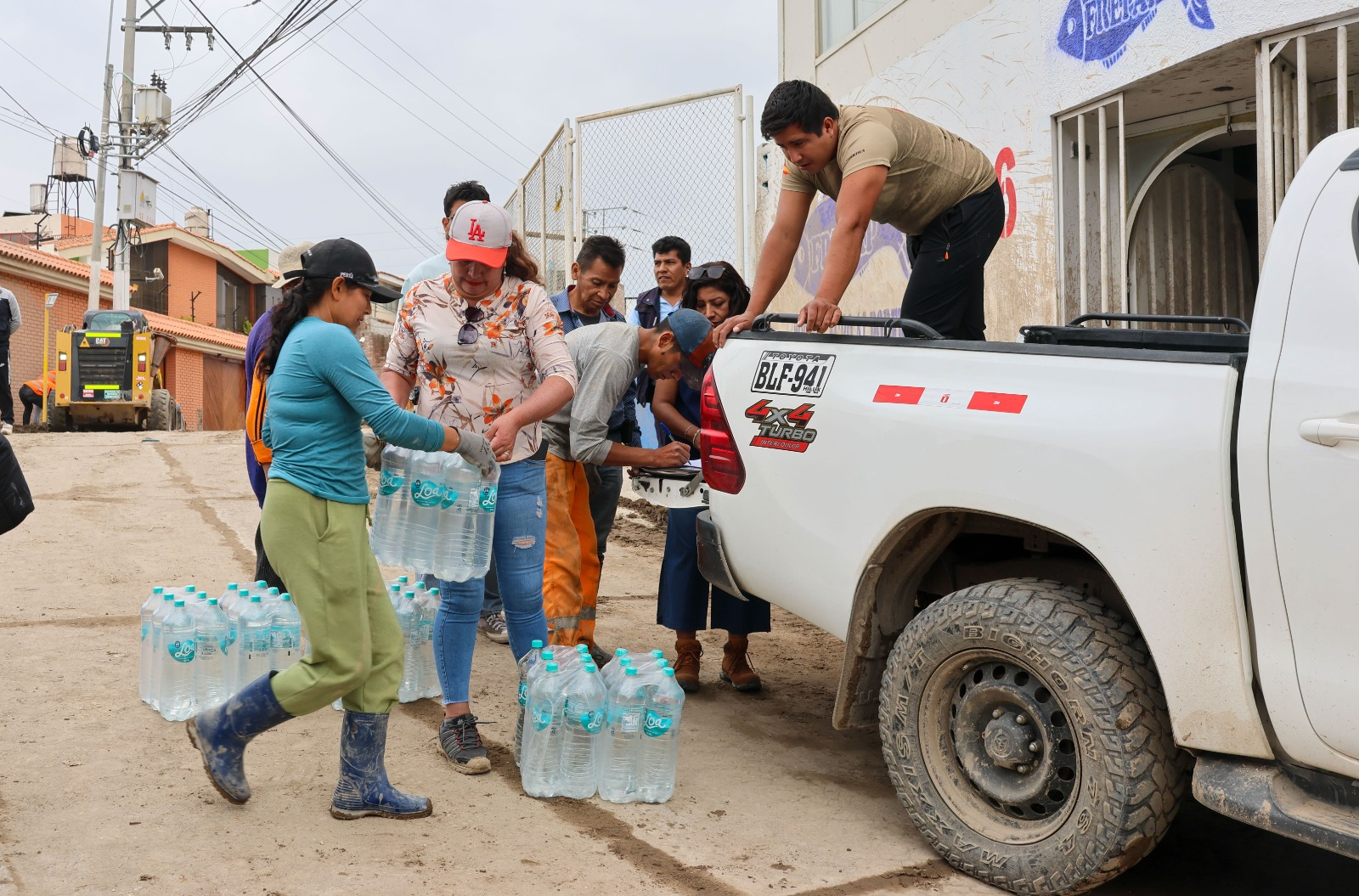 MPA entregó agua a más de 150 familias afectadas por lluvias