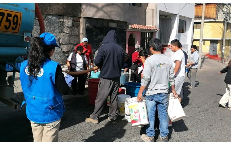 Sunass coordina abastecimiento de agua potable tras afectación de 30 mil conexiones por lluvias