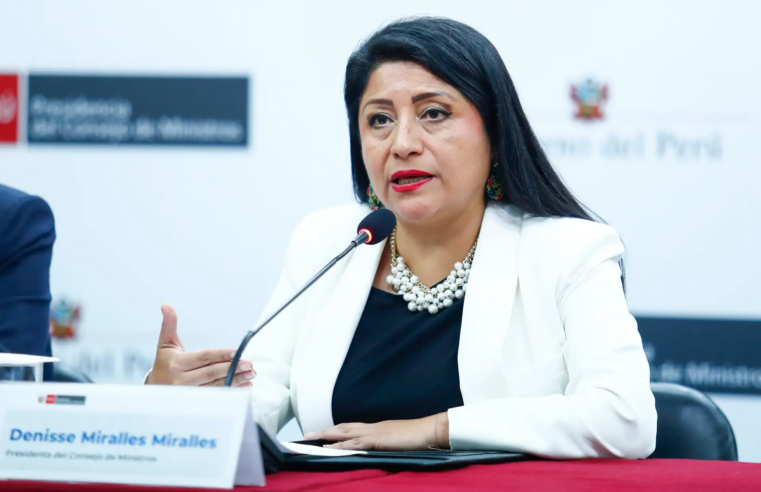 Denisse Miralles niega cuotas políticas en gabinete y anuncia reunión con Mininter y PNP
