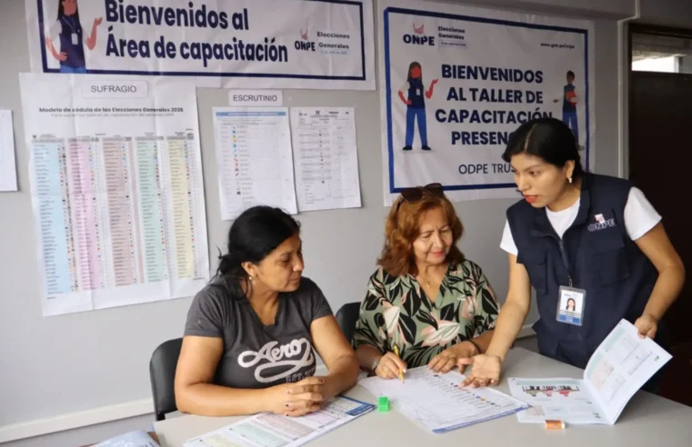 Onpe despliega capacitación nacional para los miembros de mesa