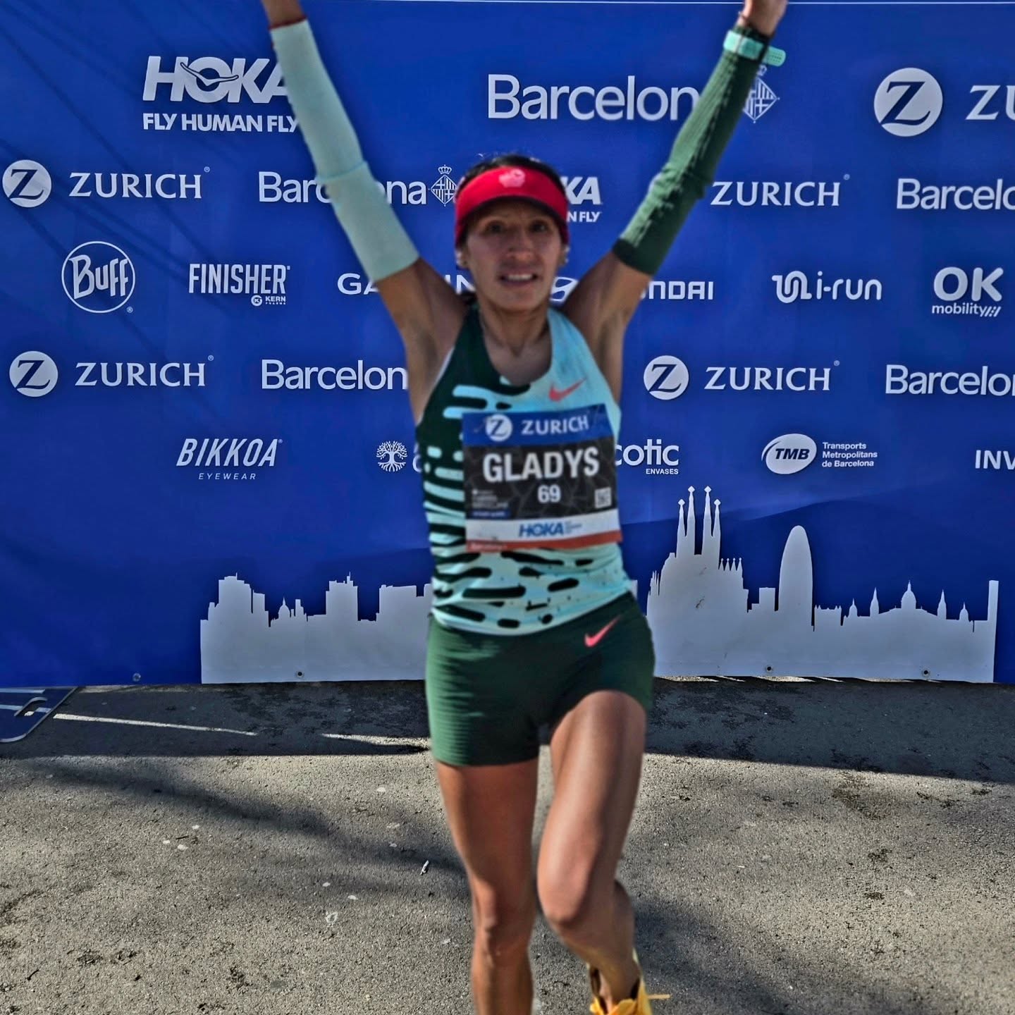 Gladys Tejeda se metió entre las mejores 8 maratonistas del mundo