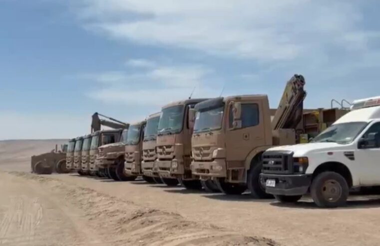 Ejército chileno despliega maquinaria en frontera con Tacna para construir zanja