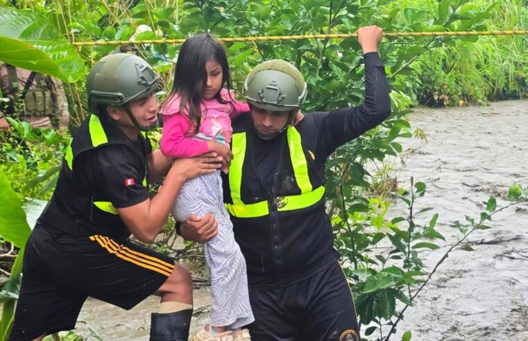 EP despliega personal y maquinaria para atender emergencias por lluvias