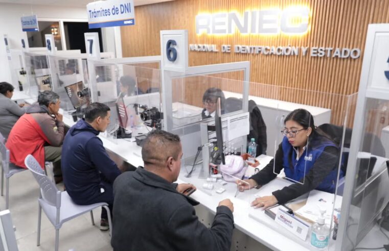 Más de 700 mil peruanos no recogen DNI a semanas de las elecciones