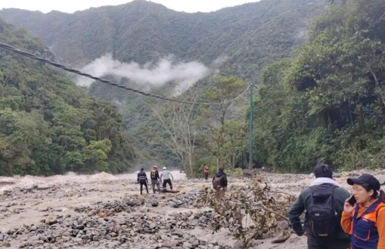 Huaico en Machu Picchu obliga a suspender ruta ferroviaria