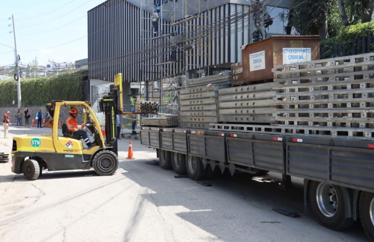 Puente Bailey en Calle Grande estaría listo recién en la quincena de abril