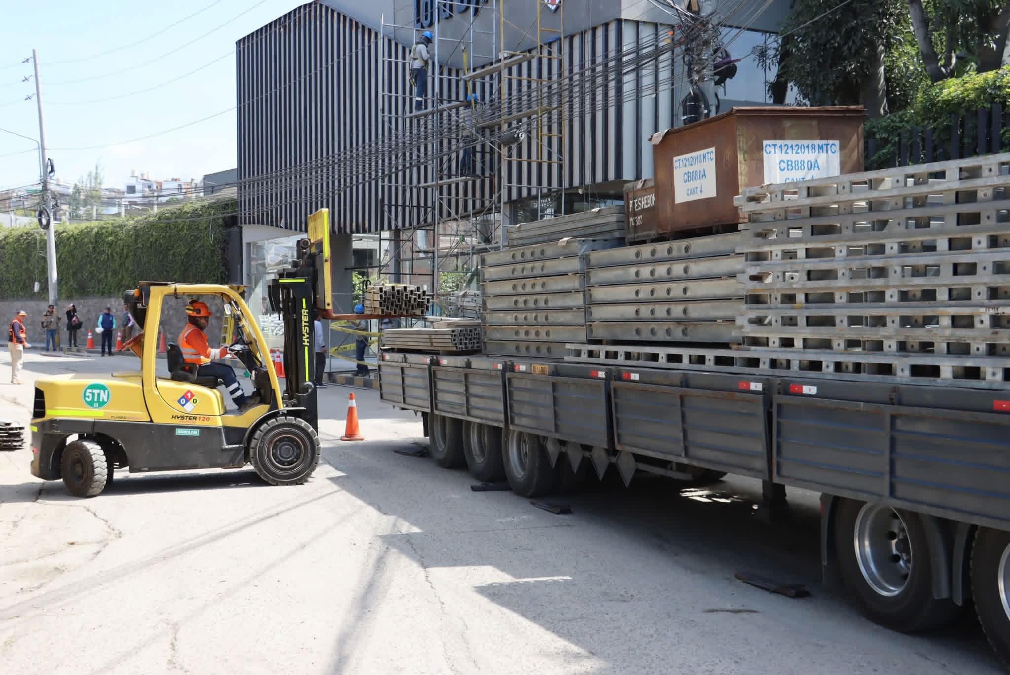 Puente Bailey en Calle Grande estaría listo recién en la quincena de abril