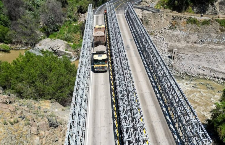 MTC y Covisur deben corregir fallas del puente Bailey en Uchumayo.