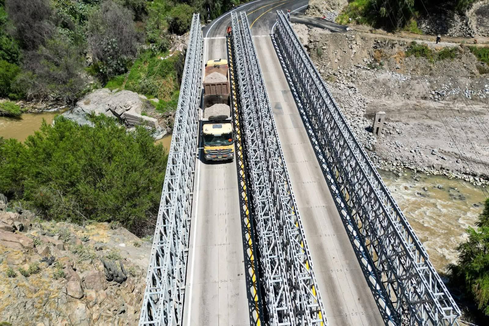 MTC y Covisur deben corregir fallas del puente Bailey en Uchumayo.
