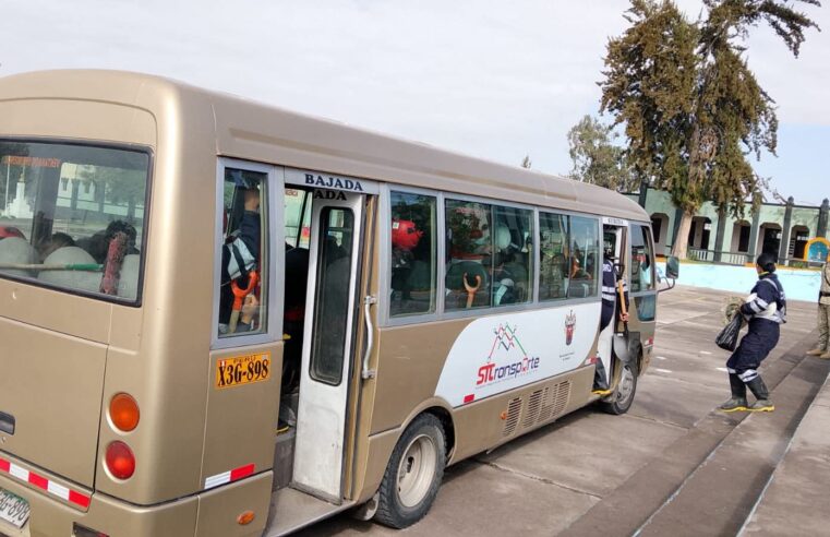 Transportistas del SIT prestos siempre a servir a Arequipa