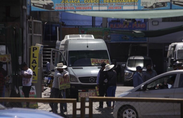 Más de mil vehículos interprovinciales circulan sin permiso en Arequipa