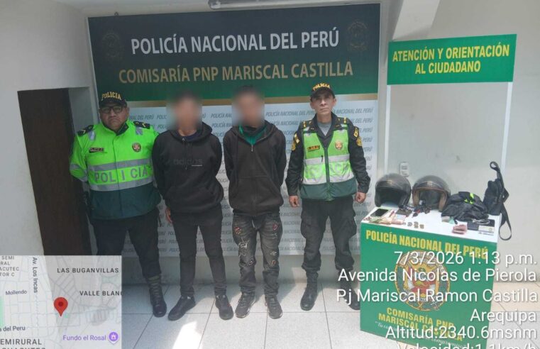 Detienen a extorsionadores de vendedora de desayunos en Cerro Colorado